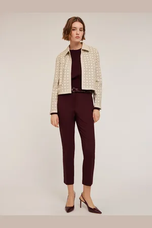 Motivi Pantaloni regular in tessuto tecnico Donna