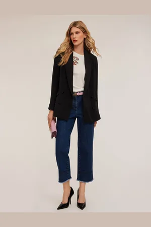 Motivi Jeans cropped kick flare Donna