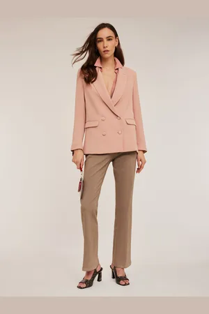 Motivi Pantaloni bootleg in drill Donna