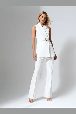 Motivi Gilet lungo con cintura Donna