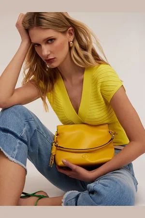 Motivi Curly bag in tessuto spalmato Donna