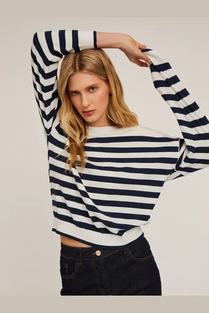 Motivi Pullover in maglia a righe Donna