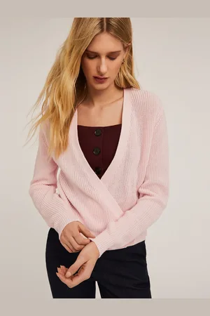 Motivi Cardigan ad incrocio in cotone Donna