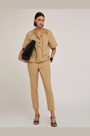 Motivi Pantaloni regular in tessuto tecnico Donna