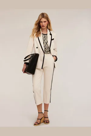 Motivi Pantaloni cropped con banda laterale Donna