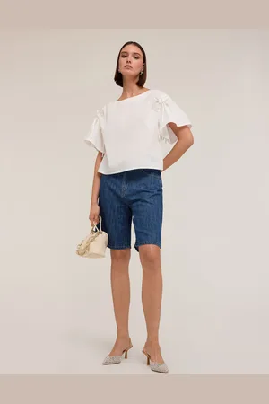 Motivi Blusa con coulisse sulle maniche Donna
