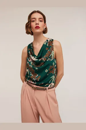 Motivi Top satin fantasia decò Donna
