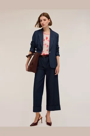 Motivi Blazer monopetto in denim misto lyocell Donna
