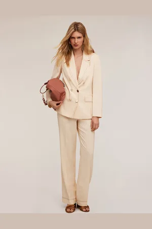 Motivi Blazer in tela con impunture a contrasto Donna