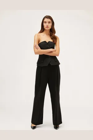Motivi Pantaloni palazzo con pieghe Donna