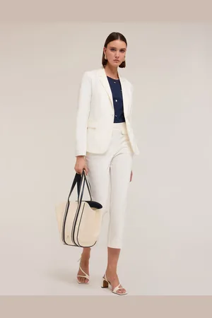 Motivi Blazer monopetto in cotone tecnico Donna