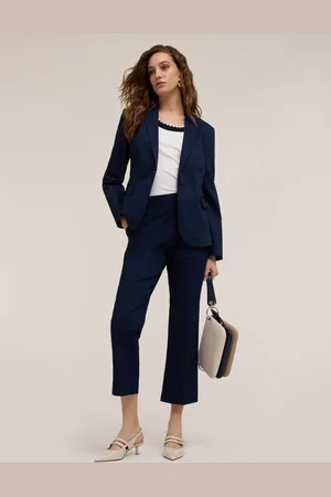 Motivi Blazer monopetto in cotone tecnico Donna