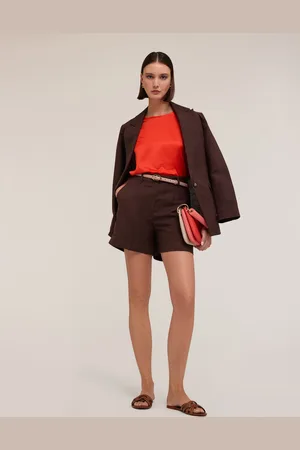Motivi Shorts in lino viscosa Donna