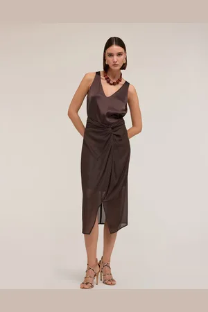 Motivi Gonna pareo in georgette shiny Donna