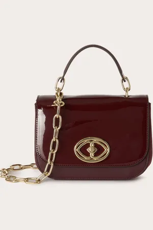 Motivi Small bag in tessuto spalmato e vernice Donna