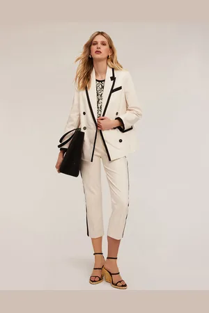 Motivi Blazer doppiopetto con bordi Donna