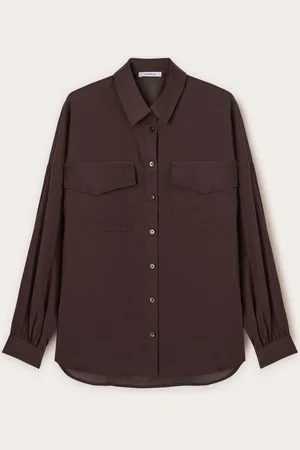 Motivi Camicia over con tasche Donna