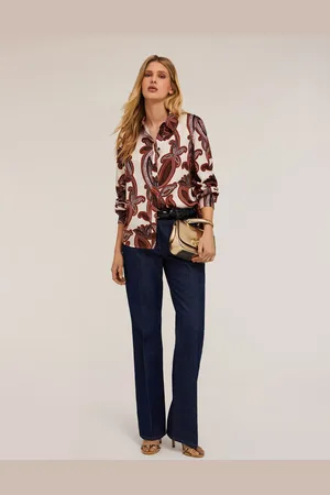Motivi Camicia in viscosa fantasia foulard Donna