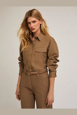 Motivi Camicia sahariana in popeline Donna