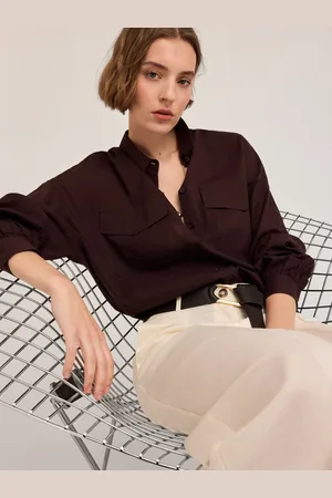 Motivi Camicia over con tasche Donna