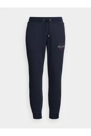 Tommy Hilfiger Uomo Pantaloni sportivi - Pantaloni sportivi linear flag BLU