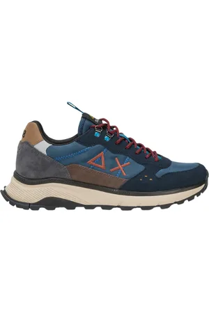 sun68 Sneakers fire and camping in pelle