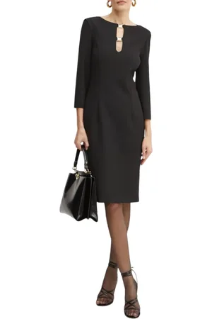 SIMONA CORSELLINI Abito midi con cut out