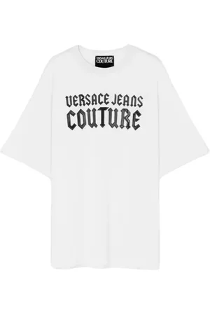 VERSACE T-shirt manica corta con logo Goth