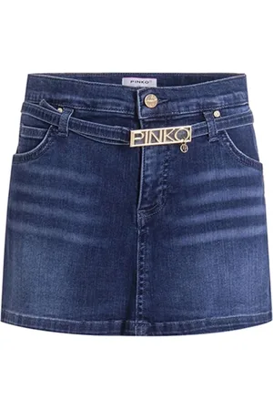 Pinko Gonna in denim con cinta lavaggio