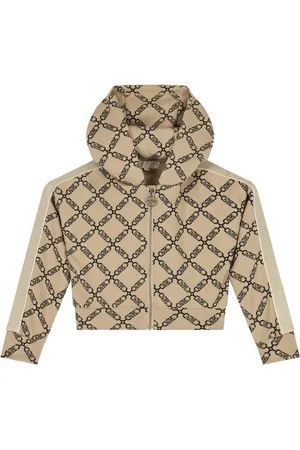 Michael Kors Felpa con cappuccio in fantasia logo monogram