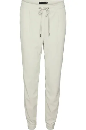 VERO MODA Pantalone in velluto nora bianchi