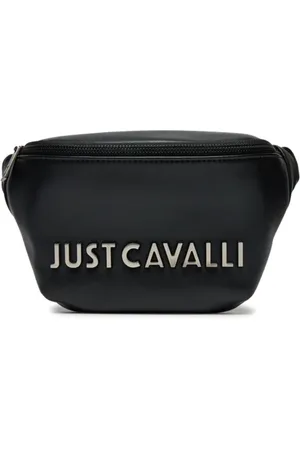 Roberto Cavalli Marsupio in ecopelle con placca logo