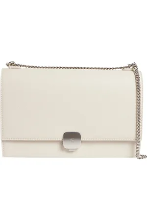 Calvin Klein Calvin Klein Jeans borsa a spalla in ecopelle martellata ecrù