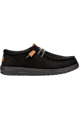 Hey dude Mocassini Wally Grip in pelle