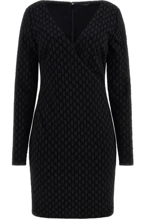 Guess Abito corto Electra con logo monogram all over