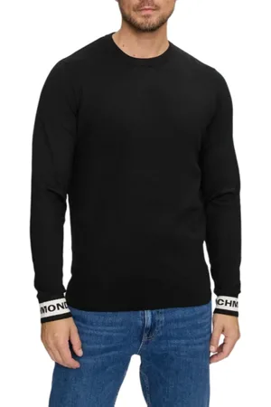 John Richmond Maglia girocollo Artuso con logo jacquard