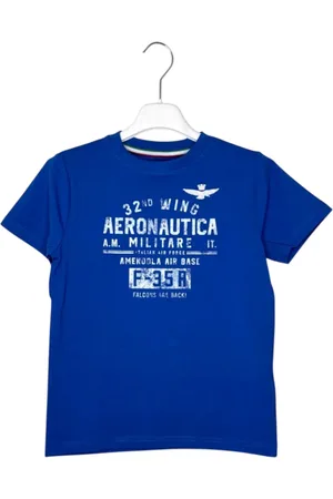 Aeronautica Militare T-shirt maniche corte con logo royal
