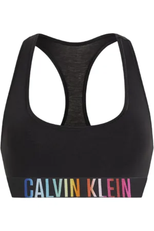 Calvin Klein Reggiseno bralette con logo multicolor nero