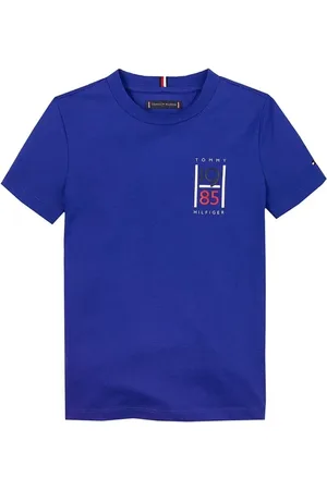 Tommy Hilfiger T-shirt maniche corte con logo bluette