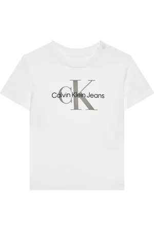 Calvin Klein T-shirt manica corta con maxi logo monogram