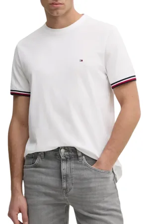 Tommy Hilfiger T-shirt maniche corte con bordi iconici