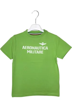 Aeronautica Militare T-shirt manica corta in cotone con logo mela