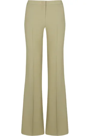 SANDRO FERRONE Pantaloni flare in tessuto crepe