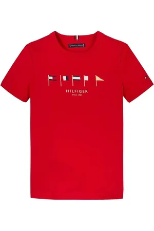 Tommy Hilfiger T-shirt maniche corte con bandierine