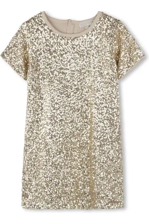 Michael Kors Abito maniche corte con paillettes all over