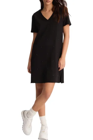 Liu Jo Abito corto in jersey con scollo a V