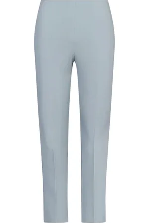 SANDRO FERRONE Pantaloni Soprani con gamba slim celeste