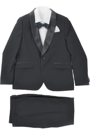 Brando Completo giacca camicia pantalone papillon e pochette