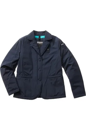 Blauer Giubbino blazer leggermente imbottito