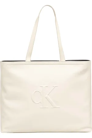 Calvin Klein Calvin Klein Jeans borsa a spalla con logo Sculpted avorio